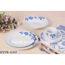blue and white porcelain Round Dinner Set